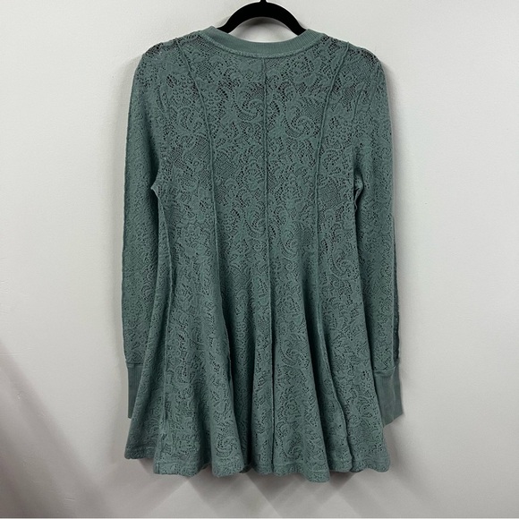 Free People Coffee in the Morning Knit Tunic Mini Dress - Picture 11 of 16